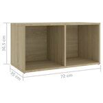 vidaXL Meubles TV 4 Pièces Chêne sonoma 72x35x36 5 cm Bois d'ingénierie