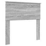 vidaXL Tête de lit Gris Sonoma 90 cm Bois d'ingénierie