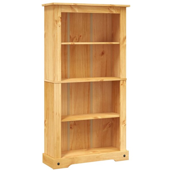 vidaXL Bibliothèque 4 niveaux Gamme Corona Pin mexicain 81x29x150 cm