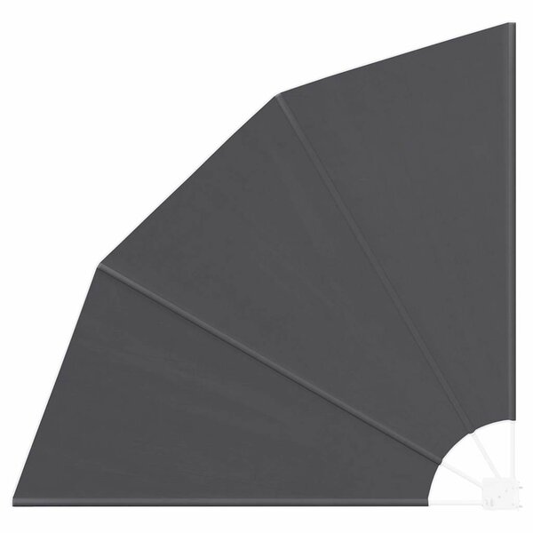 vidaXL Écran de confidentialité pour balcon Noir 160 x 160 cm tissu