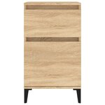 vidaXL Tables de chevet 2 Pièces chêne sonoma 40x35x70 cm