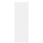 vidaXL Buffet avec LED blanc 72x34x100 cm bois d'ingénierie