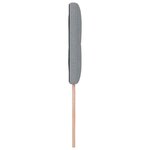 vidaXL Tête de Lit LED avec des lumières à LED Gris clair 90 cm tissu