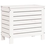 vidaXL Salon de jardin 7 Pièces blanc bois de pin massif