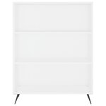 vidaXL Buffet blanc 69 5x32 5x180 cm bois d'ingénierie