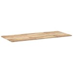 vidaXL Dessus de table rectangulaire 120x60x2 cm bois massif d'acacia