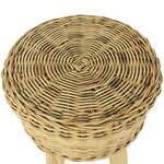 vidaXL Tabouret de bar Rotin naturel