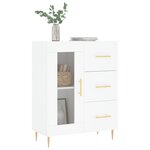 vidaXL Buffet blanc 69 5x34x90 cm bois d'ingénierie