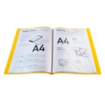 Protège-documents En Polypropylène Souple Opak 20 Vues - A4 - Jaune - Exacompta