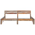 vidaXL Cadre de lit sans matelas bois massif 200x200 cm