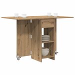vidaXL Table à dîner 115 x 70 x 75 cm Bois d'ingénierie