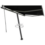 vidaXL Auvent automatique sur pied 350x250 cm Anthracite