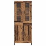 vidaXL Haut Armoire Bois Ancien 69 5 x 34 x 180 cm Bois d'ingénierie