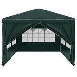 vidaXL Tente de réception 3 x 6 m Vert