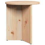 vidaXL Table basse 2 Pièces Naturel 49 x 49 x 28 cm Bois de pin massif