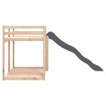 vidaXL Lit superposé avec toboggan et échelle sans matelas 90x190 cm