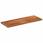 vidaXL Dessus de table 90x20x3 8 cm rectangulaire bois massif d'acacia