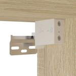 vidaXL Ensemble de meubles de salle de bain 3 Pièces chêne sonoma
