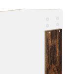 vidaXL Tête de lit Chêne fumé 180 cm Bois d'ingénierie