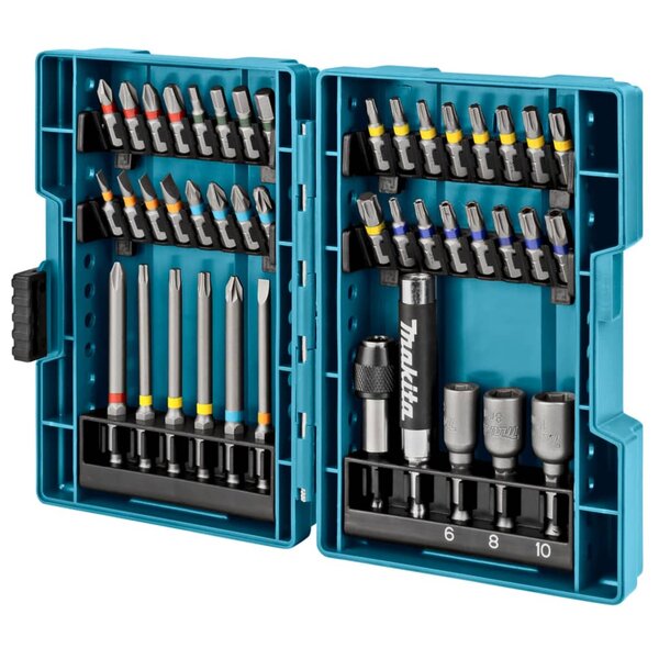 Makita ensemble de 46 forets argenté
