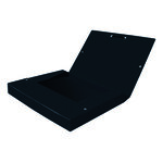 Chemise box oxford 24 x 32 cm dos 4 cm - noire - lot de 10