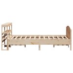 vidaXL Cadre de lit sans matelas 120x190 cm bois de pin massif