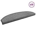 vidaXL Tapis d'escalier auto-adhésifs 15 pièces 80 x 24 5 x 3 5 cm
