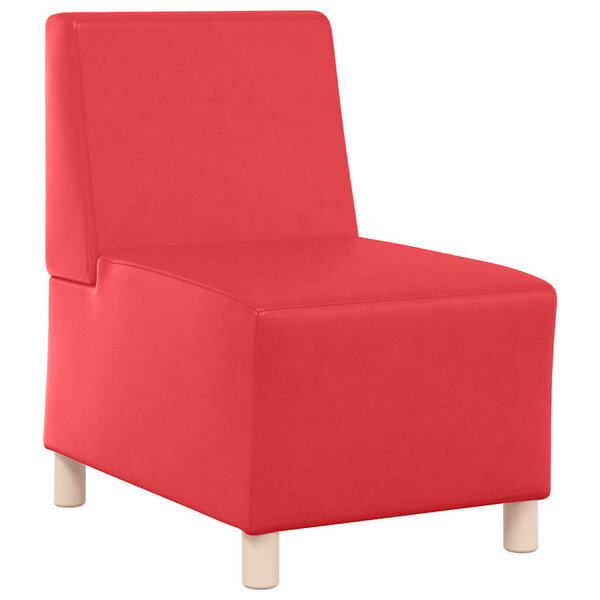 vidaXL Unité de Sofa Modulaire Sans Accoudoirs Rouge 55 x 74 x 82 cm