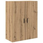 vidaXL Haut Armoire avec tiroir Chêne artisanal 69 5 x 34 x 180 cm