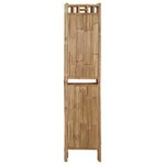 vidaXL Cloison de séparation 5 panneaux Bambou 200x180 cm