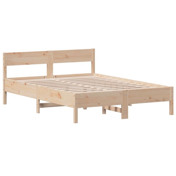 vidaXL Cadre de lit sans matelas 150x200 cm bois de pin massif