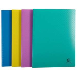 Protège-documents En Polypropylène Rigide Forever Young 100 Vues - A4 - Couleurs Assorties - X 12 - Exacompta