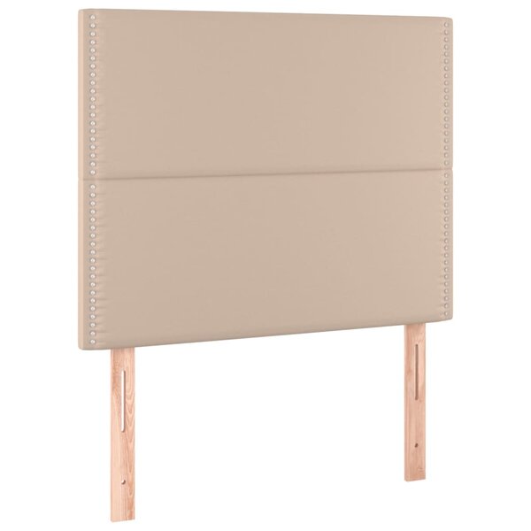 vidaXL Têtes de lit 2 Pièces Cappuccino 90x5x78/88 cm Similicuir
