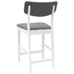 vidaXL Chaises de salle à manger 2 Pièces Blanc 48 x 49 x 95 cm