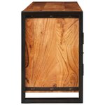 vidaXL Meuble TV Marron 120 x 30 x 50 cm Bois d'acacia massif