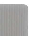 vidaXL Chaises à manger lot de 4 gris nuage tissu