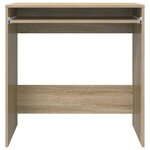 vidaXL Bureau Chêne sonoma 77 5 x 43 x 79 cm Bois d'ingénierie
