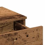 vidaXL Coiffeuse Bois Ancien 100 x 40 x 120 cm Bois d'ingénierie