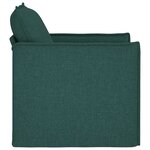 vidaXL Canapé Vert foncé 195 x 82 x 85 cm tissu