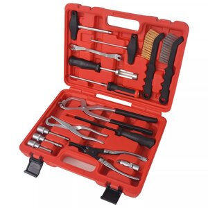 vidaXL Kit d'outils d'entretien et d'assemblage de frein 15 pcs