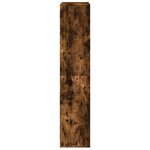 vidaXL Bibliothèque chêne fumé 100x33x156 5 cm bois d'ingénierie