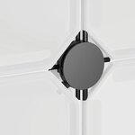 vidaXL Organiseur de rangement en cube avec 15 cubes et portes en PP transparent