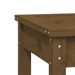 vidaXL Banc de jardin marron miel 80x44x45 cm bois de pin massif