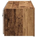 vidaXL Meuble TV mural Bois Ancien 80 x 35 x 31 cm Bois d'ingénierie