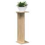 vidaXL Support de Plante Chêne Sonoma 25 x 25 5 x 80 5 cm