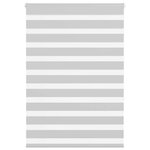 vidaXL Store zèbre gris clair largeur du tissu 105 9 cm polyester