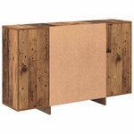 vidaXL Buffet Bois ancien 120 x 30 x 75 cm Bois d'ingénierie