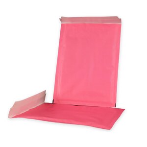 Lot de 100 enveloppes à bulles eco d/4 roses format 180x260 mm