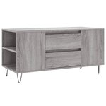 vidaXL Table basse sonoma gris 102x44 5x50 cm bois d'ingénierie