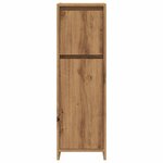 vidaXL Armoire de bain chêne artisanal 30x30x95 cm bois d'ingénierie